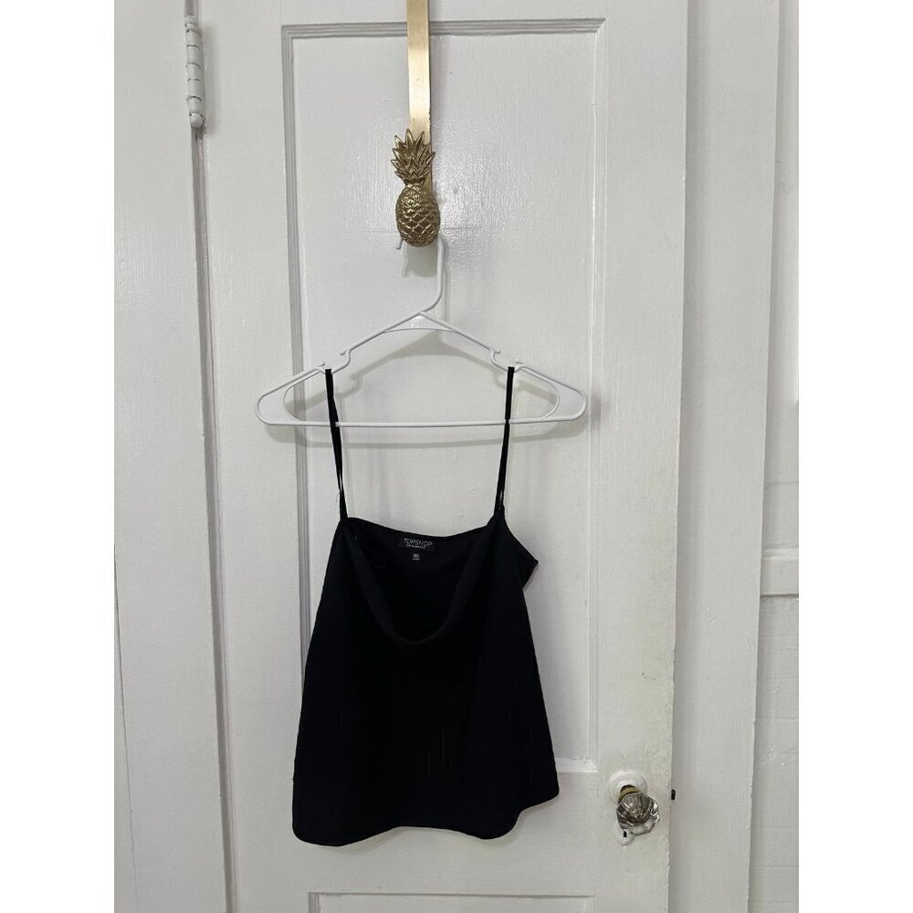 Topshop women’s size 8 black tank top